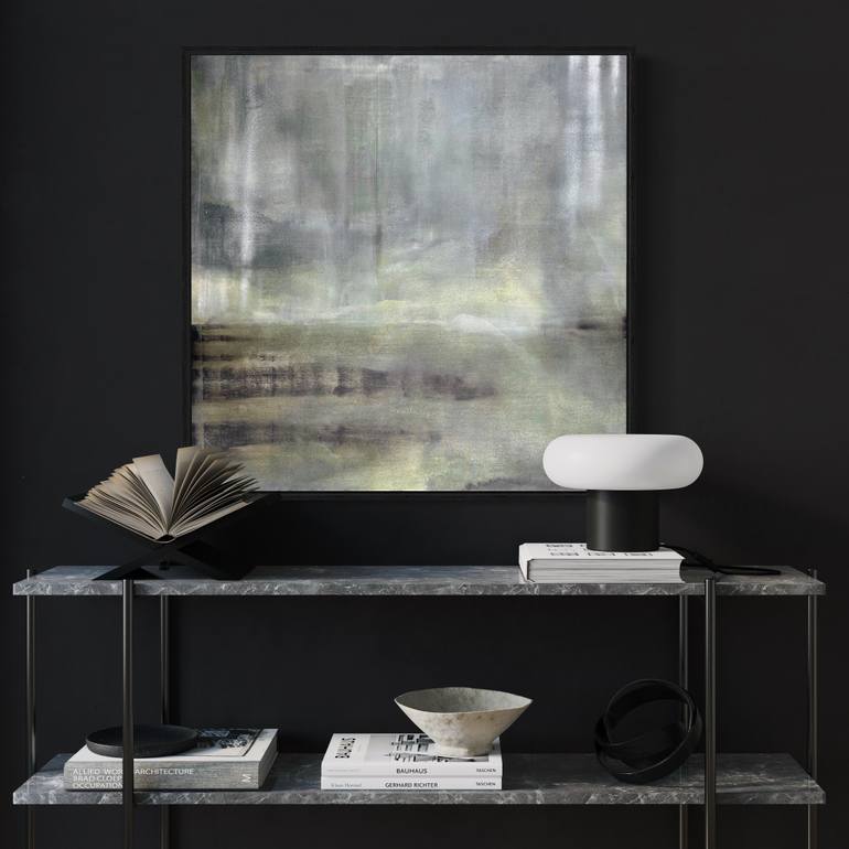 Original Abstract Expressionism Abstract Painting by Paola Campuzano