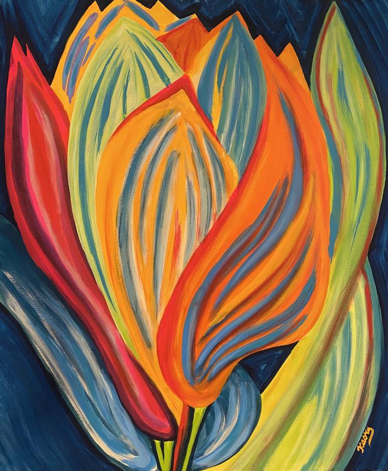 famous tulip painting