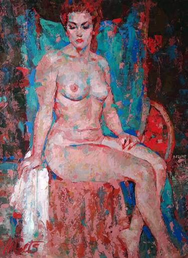Print of Figurative Interiors Paintings by Mikhail Gets