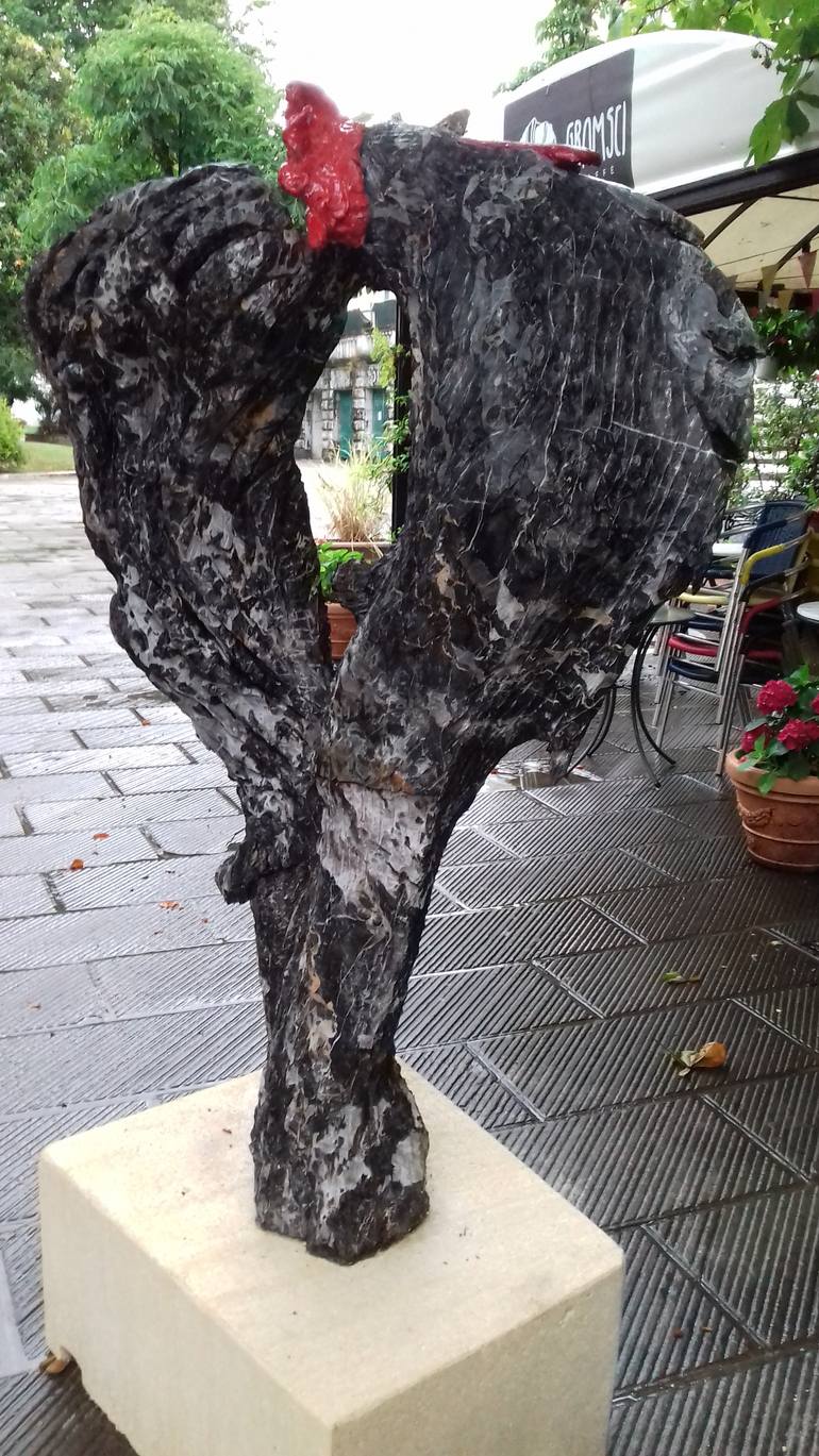 Original Abstract Animal Sculpture by Marco Petrasch