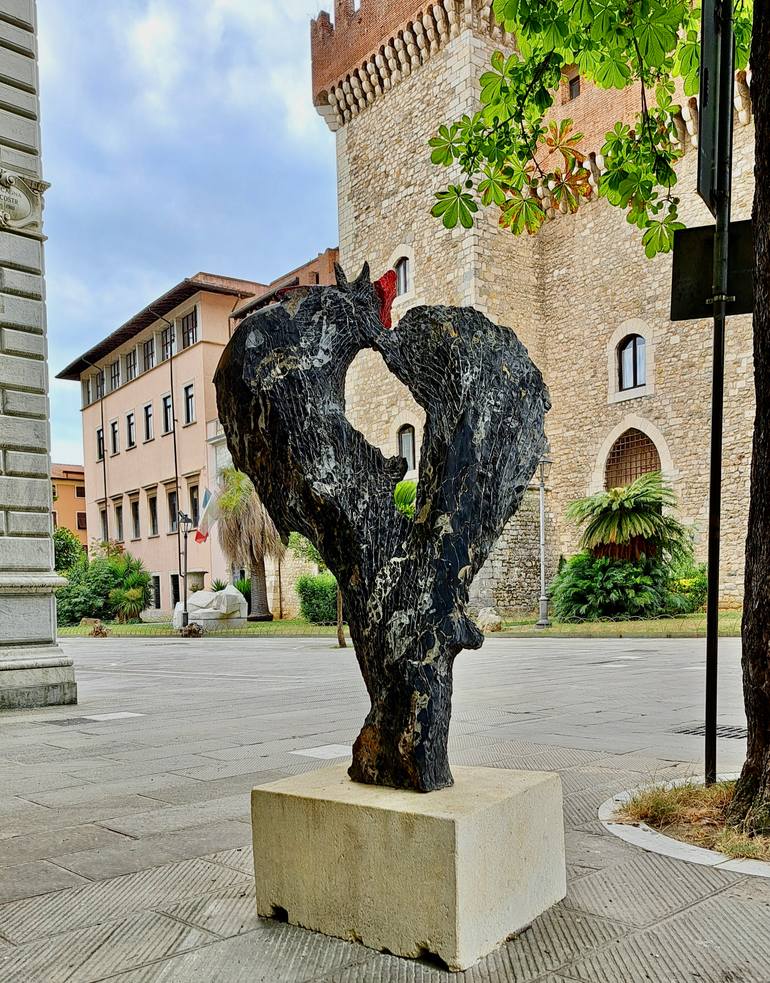 Original Abstract Animal Sculpture by Marco Petrasch