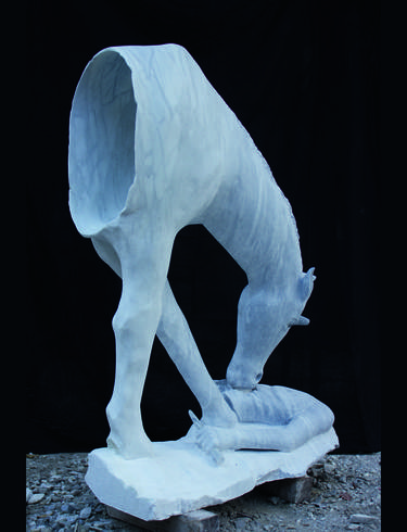 Original Figurative Animal Sculpture by marco petrasch