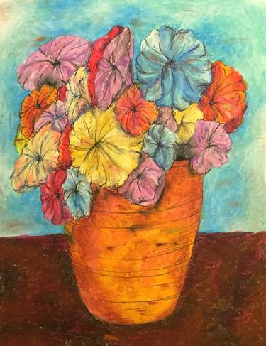 Original Expressionism Botanic Drawings by Denise Brown