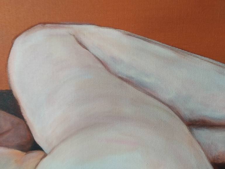 Original Figurative Nude Painting by Gloria Bonafonte
