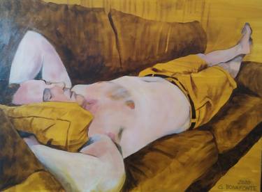 Print of Figurative Body Paintings by Gloria Bonafonte