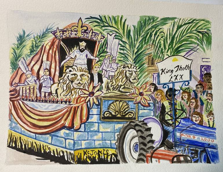 Original Illustration Culture Paintings by Kristi Cavett Jones