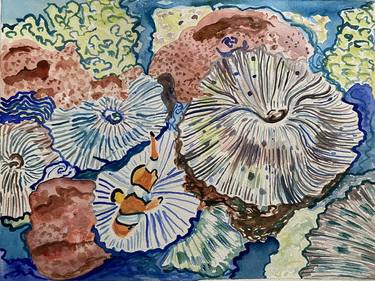 Original Impressionism Fish Paintings by Kristi Cavett Jones