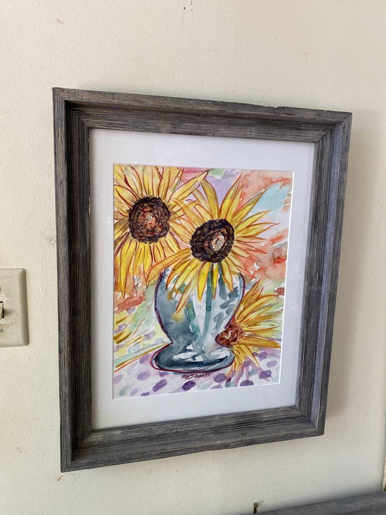 Original Floral Painting by Kristi Cavett Jones