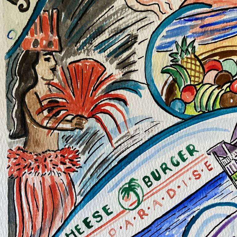 Original Illustration Pop Culture/Celebrity Painting by Kristi Cavett Jones