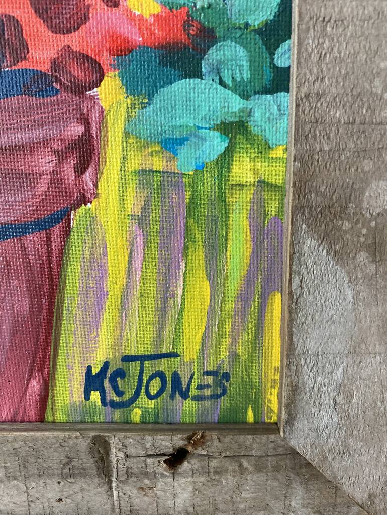 Original Impressionism Botanic Painting by Kristi Cavett Jones