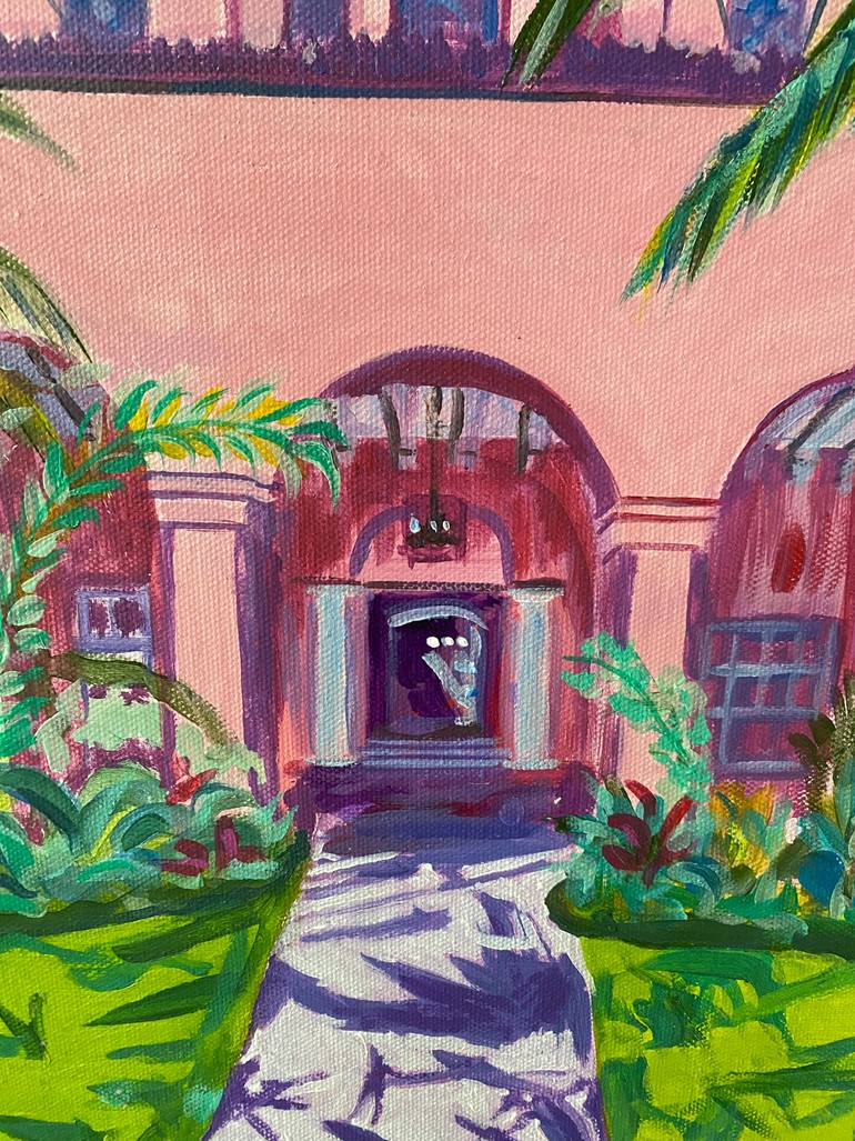 Original Impressionism Architecture Painting by Kristi Cavett Jones