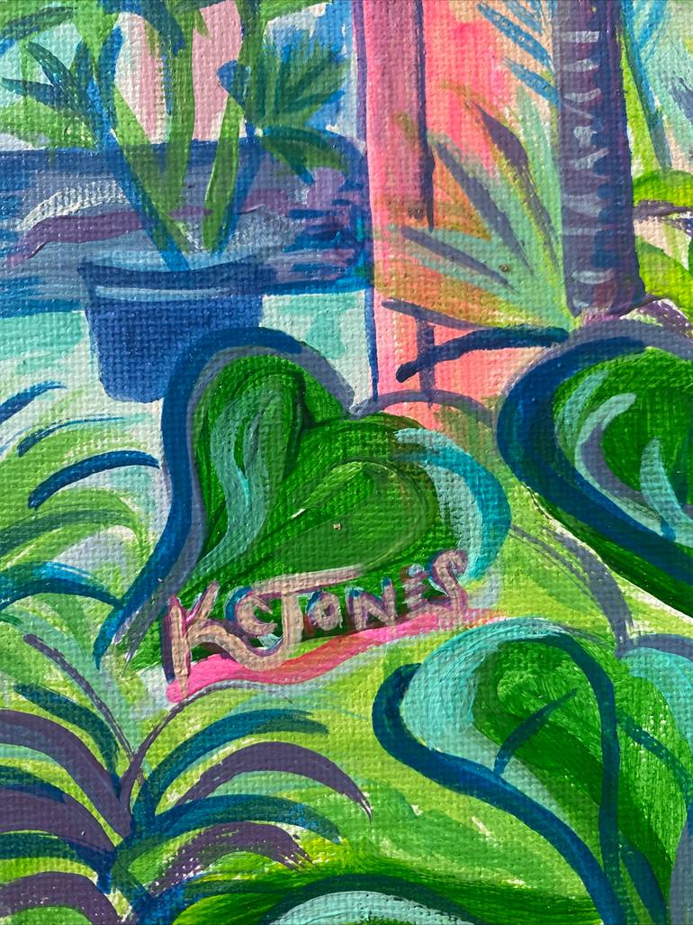 Original Impressionism Architecture Painting by Kristi Cavett Jones