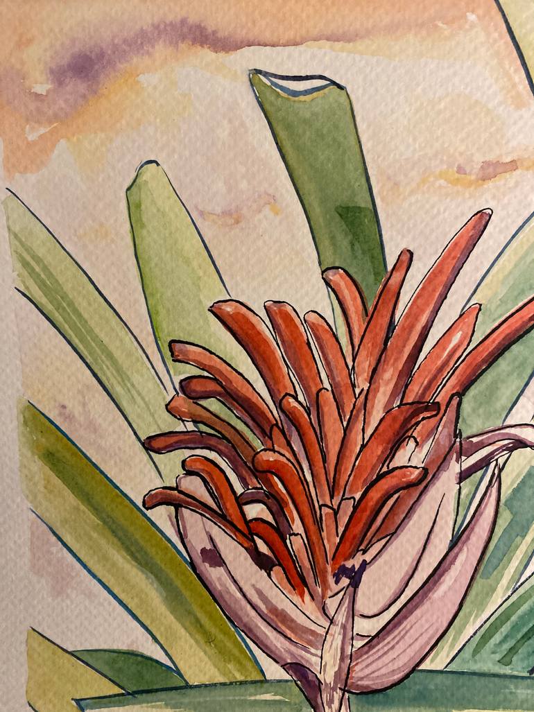 Original Realism Floral Painting by Kristi Cavett Jones
