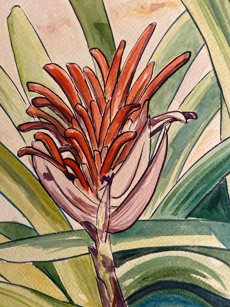 Original Realism Floral Painting by Kristi Cavett Jones