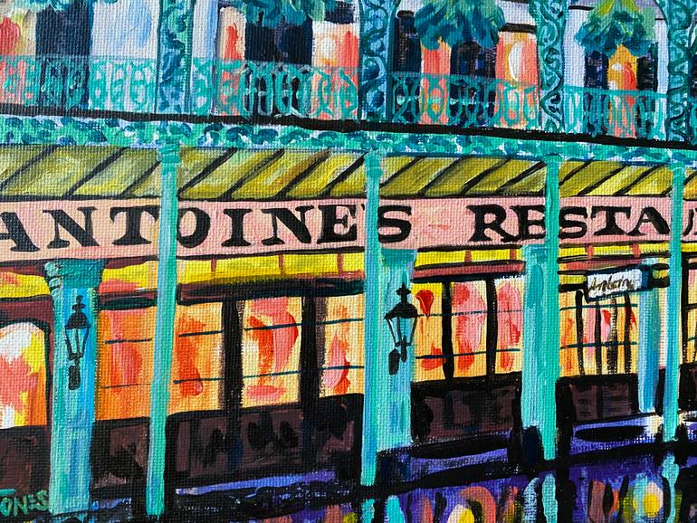 Original Impressionism Architecture Painting by Kristi Cavett Jones