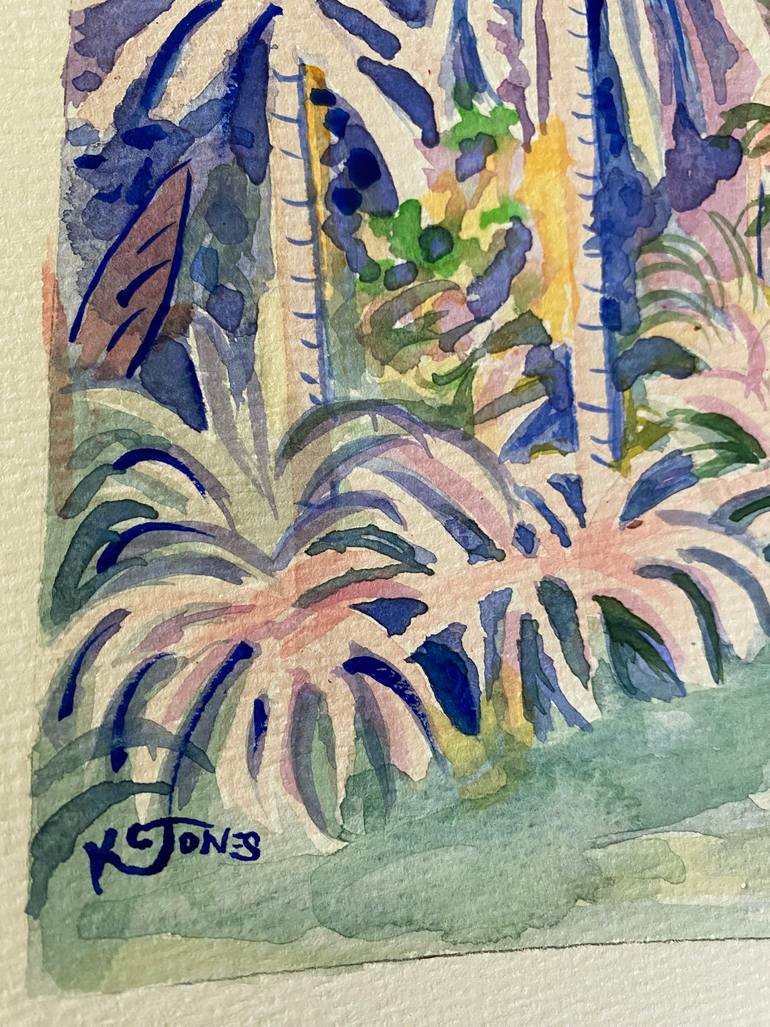 Original Impressionism Architecture Painting by Kristi Cavett Jones