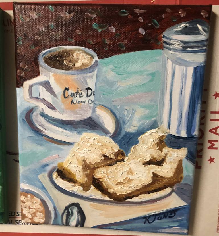 Original Impressionism Food Painting by Kristi Cavett Jones