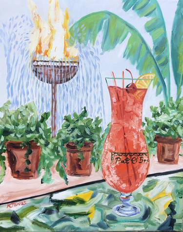 Original Impressionism Food & Drink Paintings by Kristi Cavett Jones