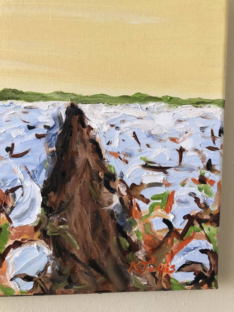 Original Impressionism Landscape Painting by Kristi Cavett Jones