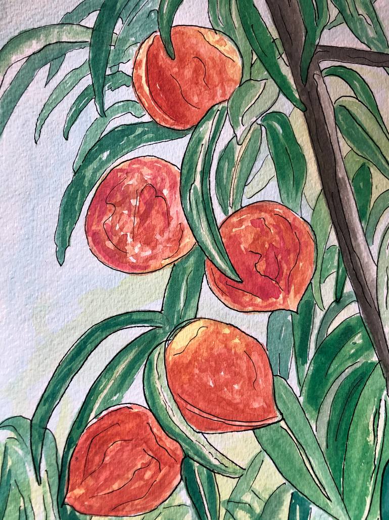 Original Impressionism Botanic Painting by Kristi Cavett Jones