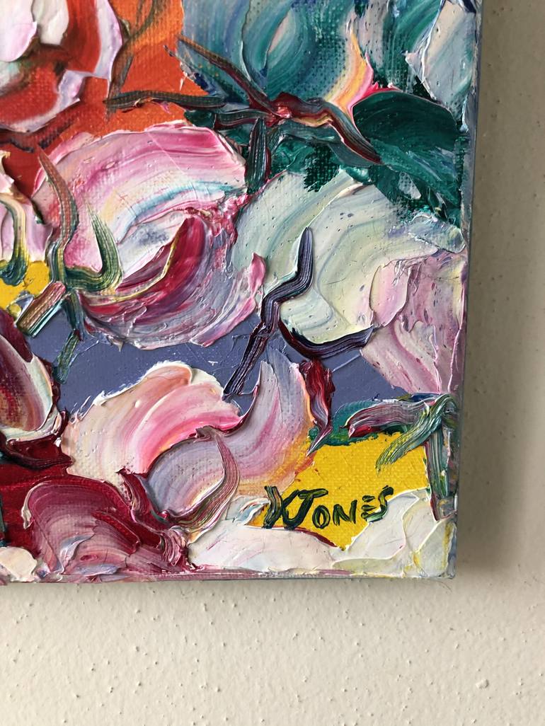 Original Expressionism Botanic Painting by Kristi Cavett Jones