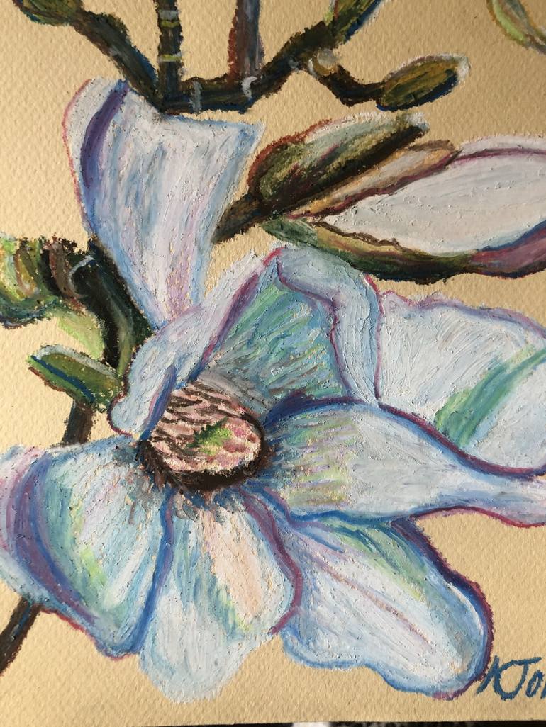 Original Impressionism Botanic Drawing by Kristi Cavett Jones