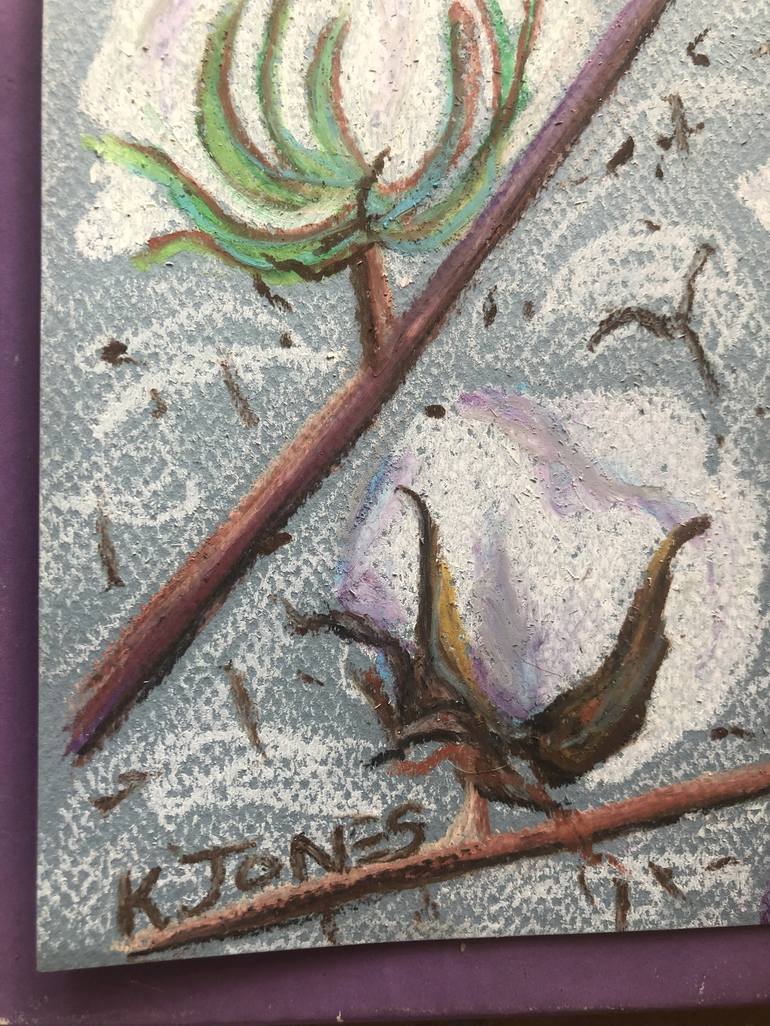 Original Impressionism Botanic Drawing by Kristi Cavett Jones