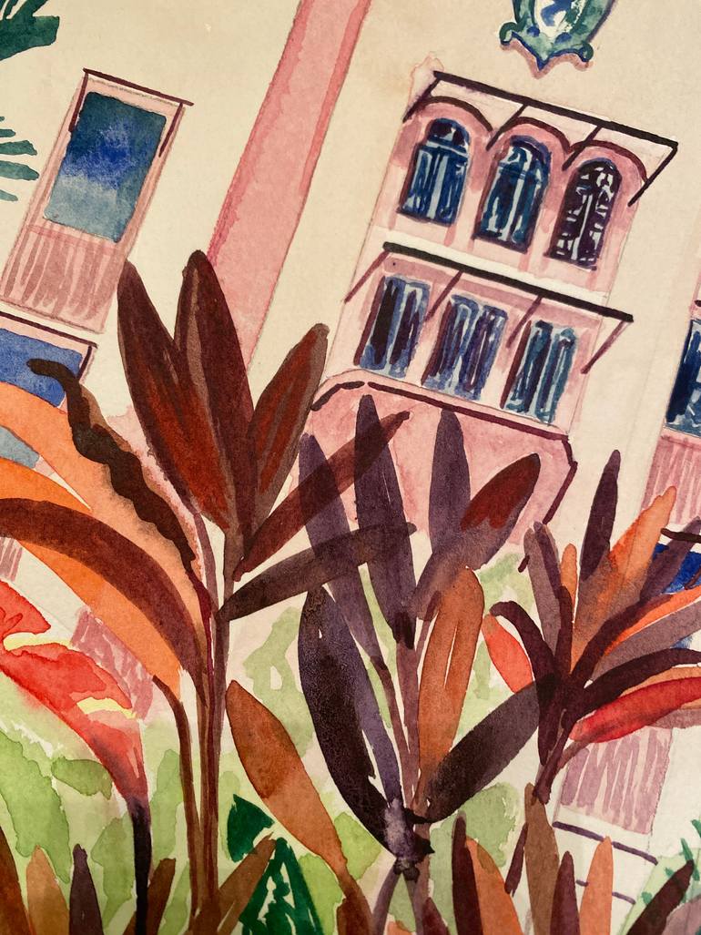 Original Realism Architecture Painting by Kristi Cavett Jones