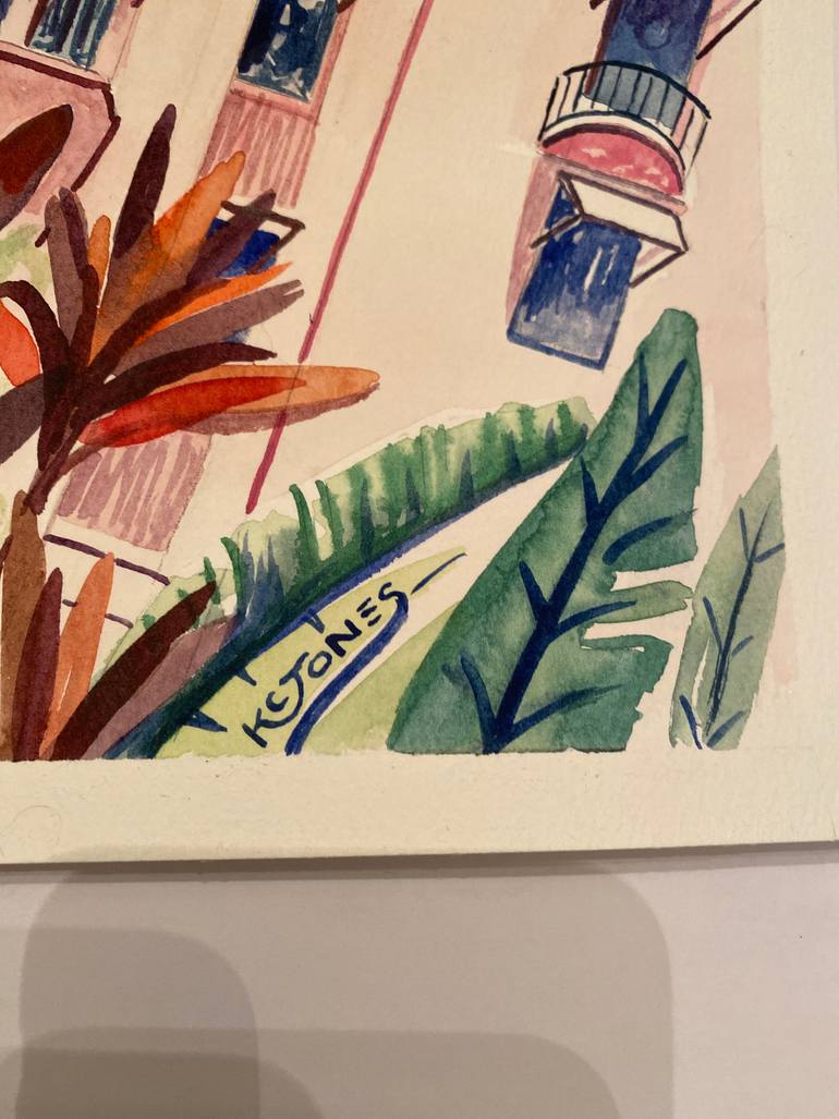 Original Realism Architecture Painting by Kristi Cavett Jones