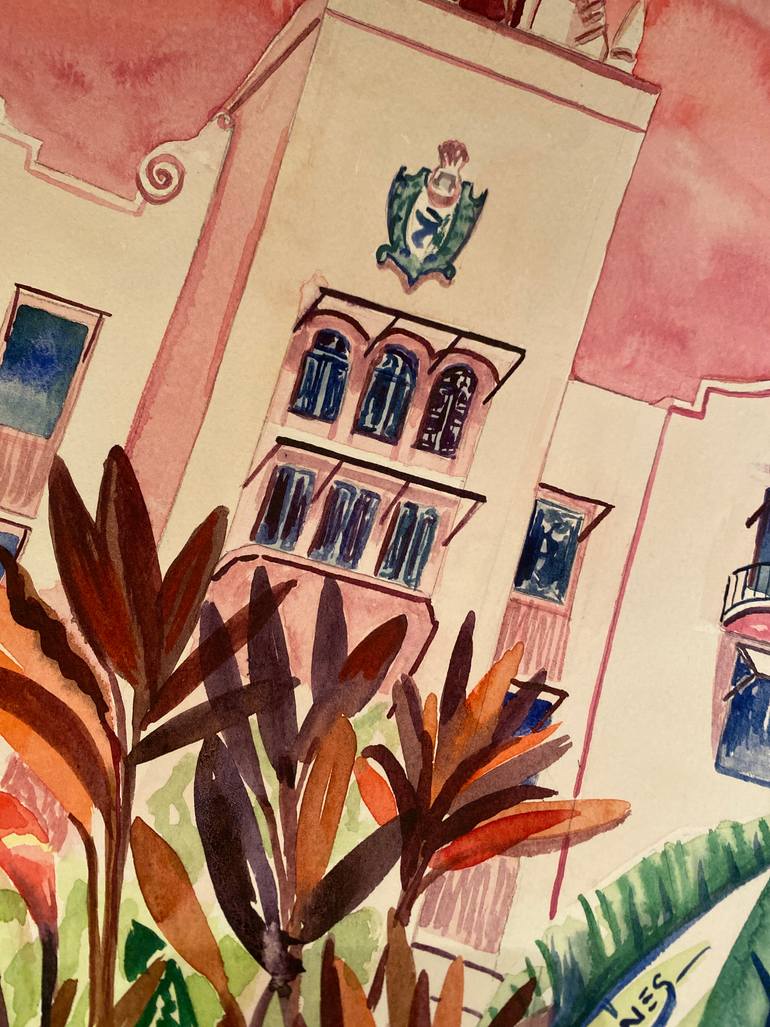 Original Realism Architecture Painting by Kristi Cavett Jones