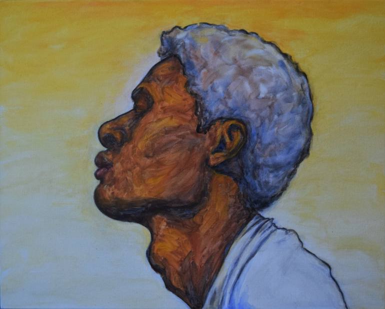 Original Figurative Abstract Painting by Debayo Desalu