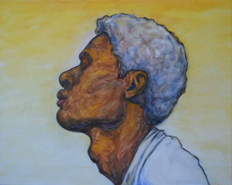 Original Figurative Abstract Painting by Debayo Desalu