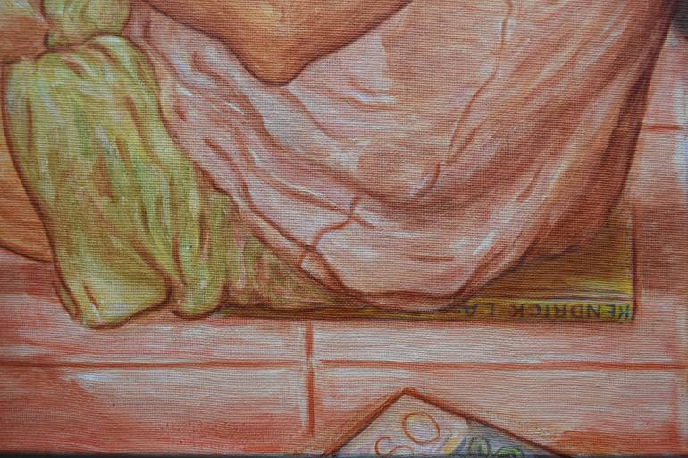 Original Conceptual Abstract Painting by Debayo Desalu