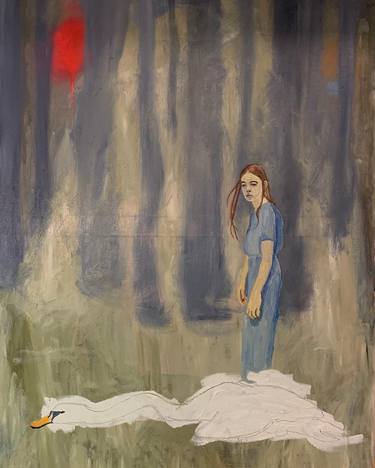 Original Expressionism Mortality Paintings by Klara Edstrand