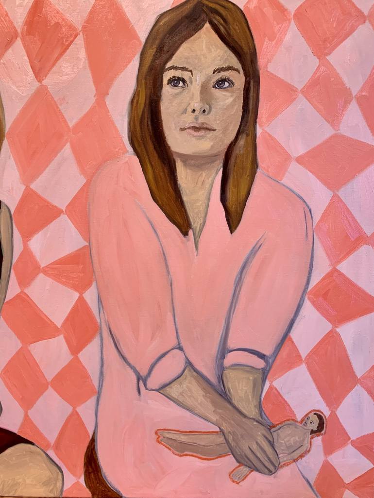 Original Contemporary Women Painting by Klara Edstrand
