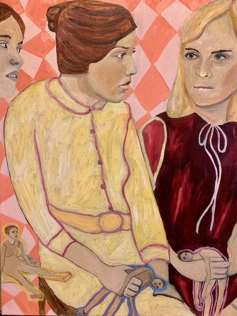 Original Women Painting by Klara Edstrand