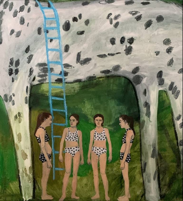 Original Contemporary Animal Painting by Klara Edstrand