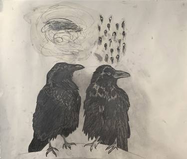 Saatchi Art Artist Klara Edstrand; Drawing, “Dialogue” #art