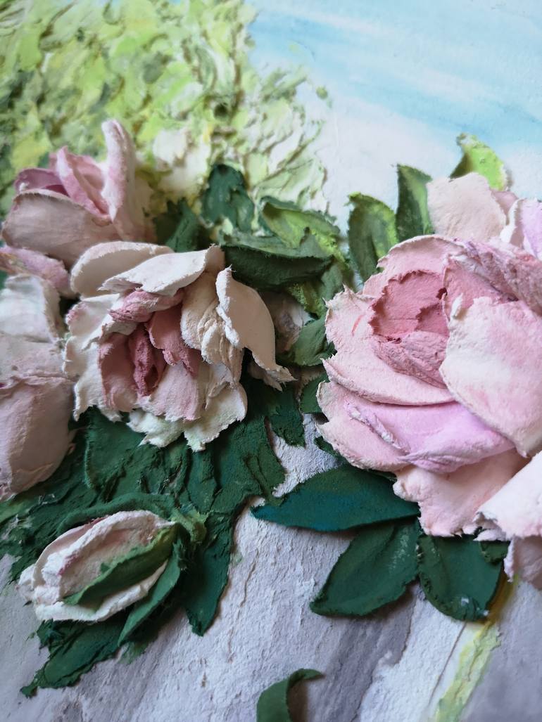 Original Realism Botanic Mixed Media by Irina Stepanova