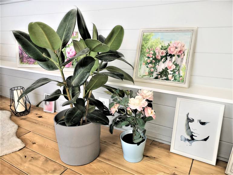 Original Realism Botanic Mixed Media by Irina Stepanova