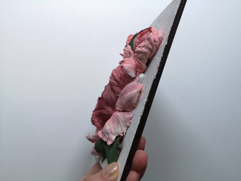 Original Art Deco Botanic Sculpture by Irina Stepanova