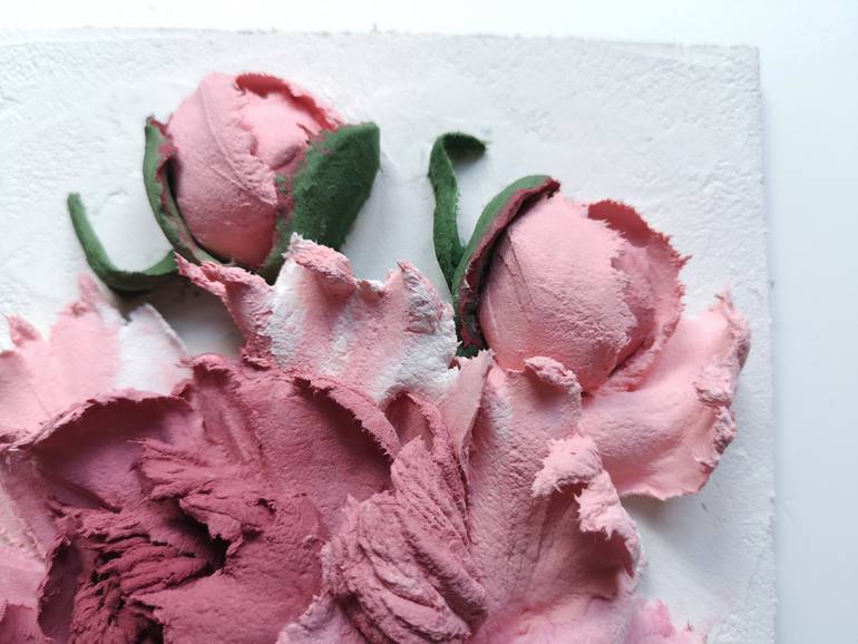 Original Art Deco Botanic Sculpture by Irina Stepanova