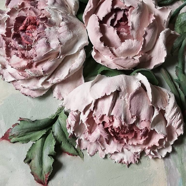 Original Art Deco Nature Painting by Irina Stepanova