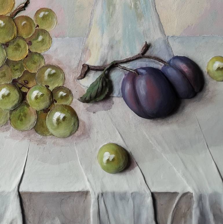 Original Art Deco Nature Painting by Irina Stepanova