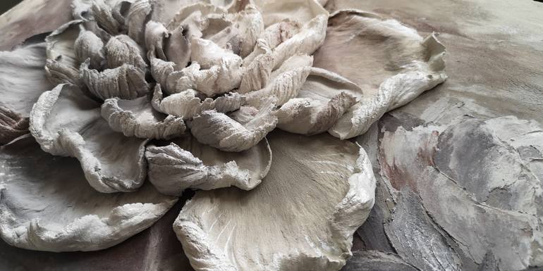Original Figurative Floral Sculpture by Irina Stepanova