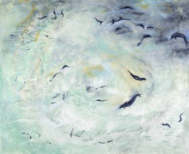 Print of Figurative Seascape Paintings by Ana Guerrero