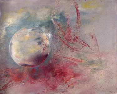 Print of Abstract Outer Space Paintings by Ana Guerrero