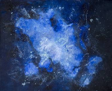 Original Abstract Outer Space Paintings by Ana Guerrero