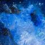 This work belongs to my series "De las Estrellas" and is a theme that is present in my painting, the vision of the macrocosm and the counterpart of the microcosm.

It is oil on canvas and is signed from behind. It is delivered with certificate of authenticity.