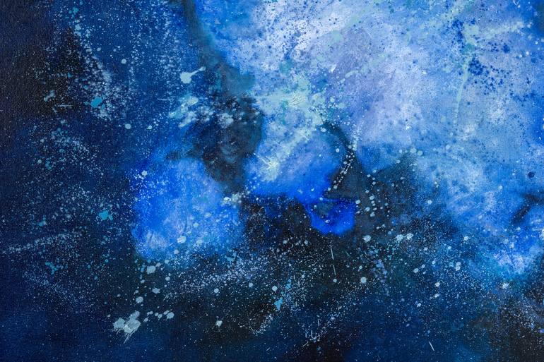 Original Abstract Outer Space Painting by Ana Guerrero